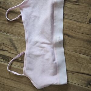 Light Pink Ribbed Bralette Skims 3x Adjustablevstraps
